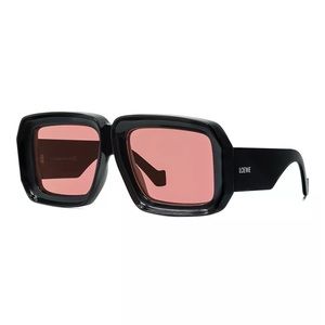 Loewe Square Sunglasses // Red Lens